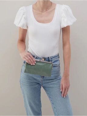 Lauren Clutch Wallet Jade